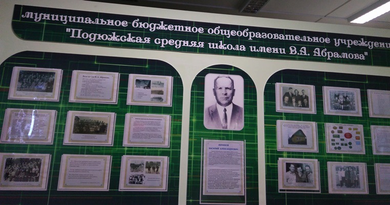 В школе им. В.А. Абрамова В школе им. В.А. Абрамова